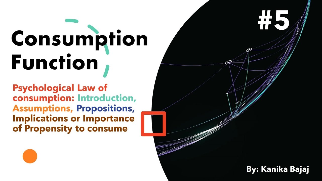 Psychological Law of Consumption | Explanation, Importance of consumption Function | Part-5 | EK:)