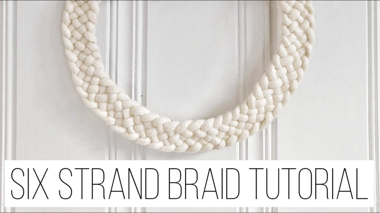 HOW TO TIE WITH SIX STRANDS // MACRAME KNOT TUTORIAL