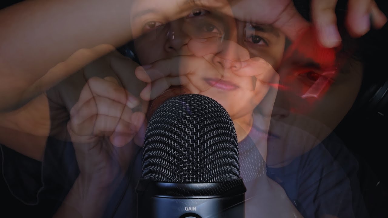Multiple layer ASMR | tapping, scratching, mouth sounds