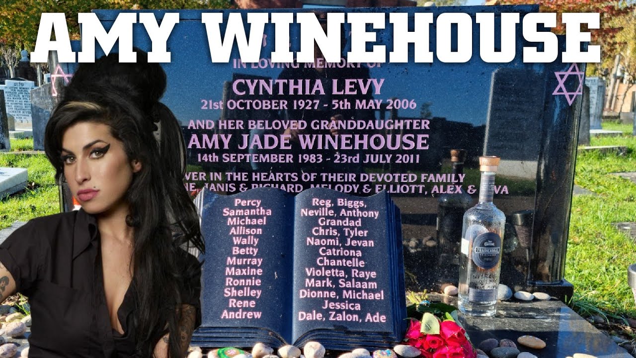AMY WINEHOUSE 10 years since her death.  Fallen Angel, Grave site, other associated places