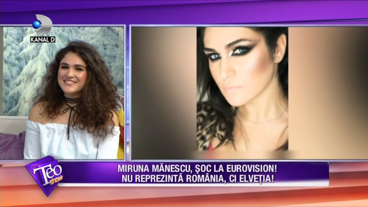 Teo Show (20.02.2017) - Miruna, romanca ce reprezinta Elvetia la Eurovision!