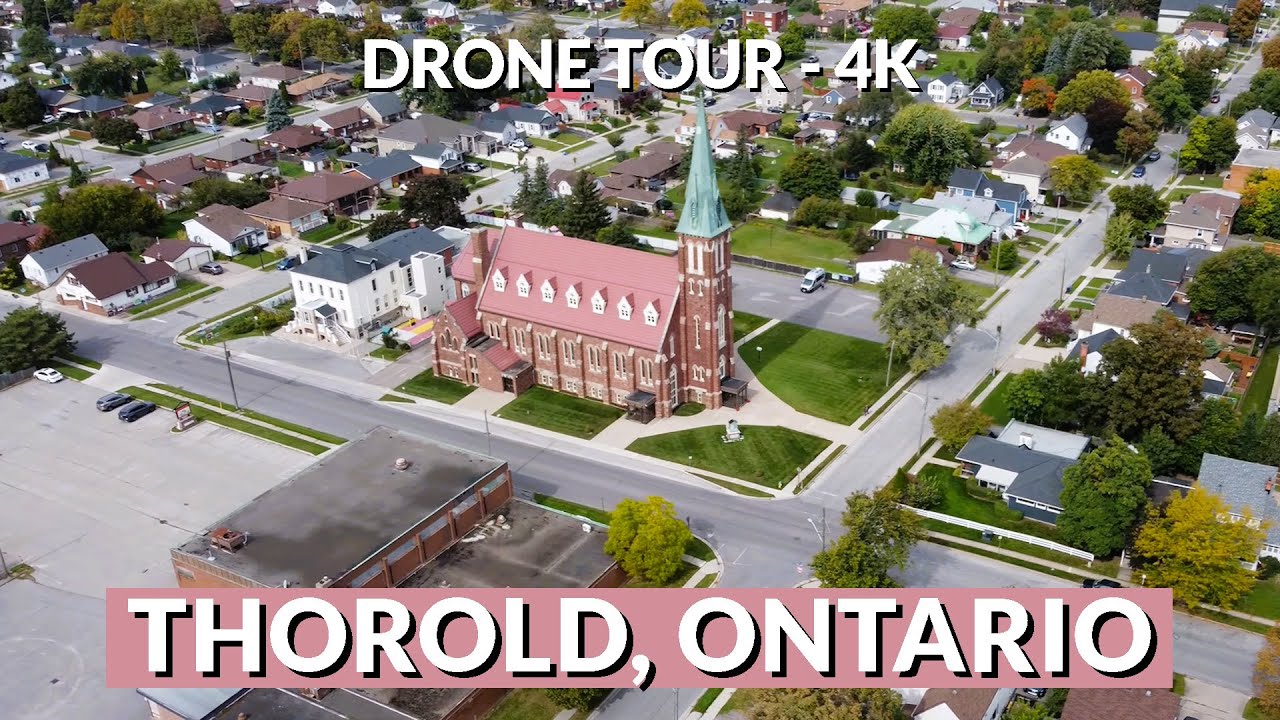 🚁 Thorold, Ontario from Above: 4K Drone Spectacular! 🌅