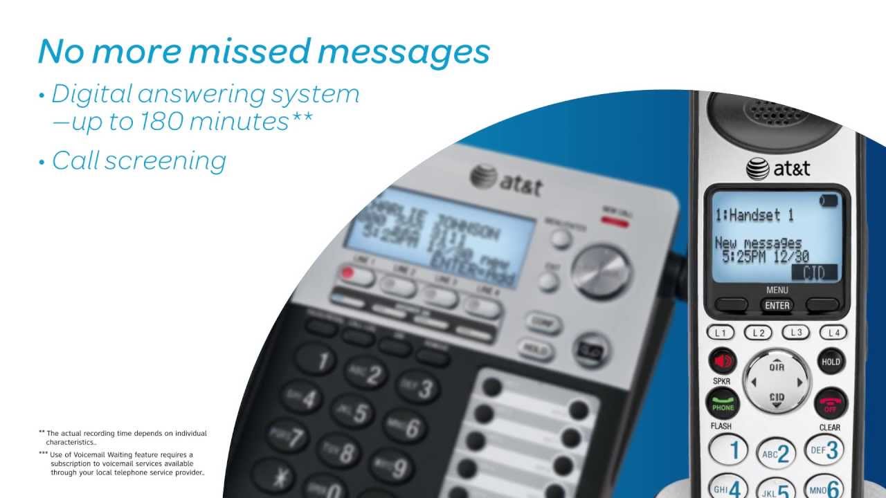 AT&T SynJ® Cordless Business Phone System