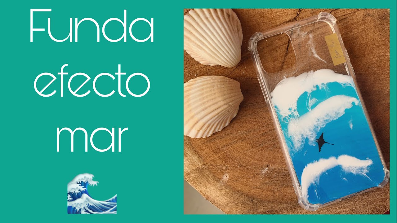 Cómo pintar case efecto mar 🌊