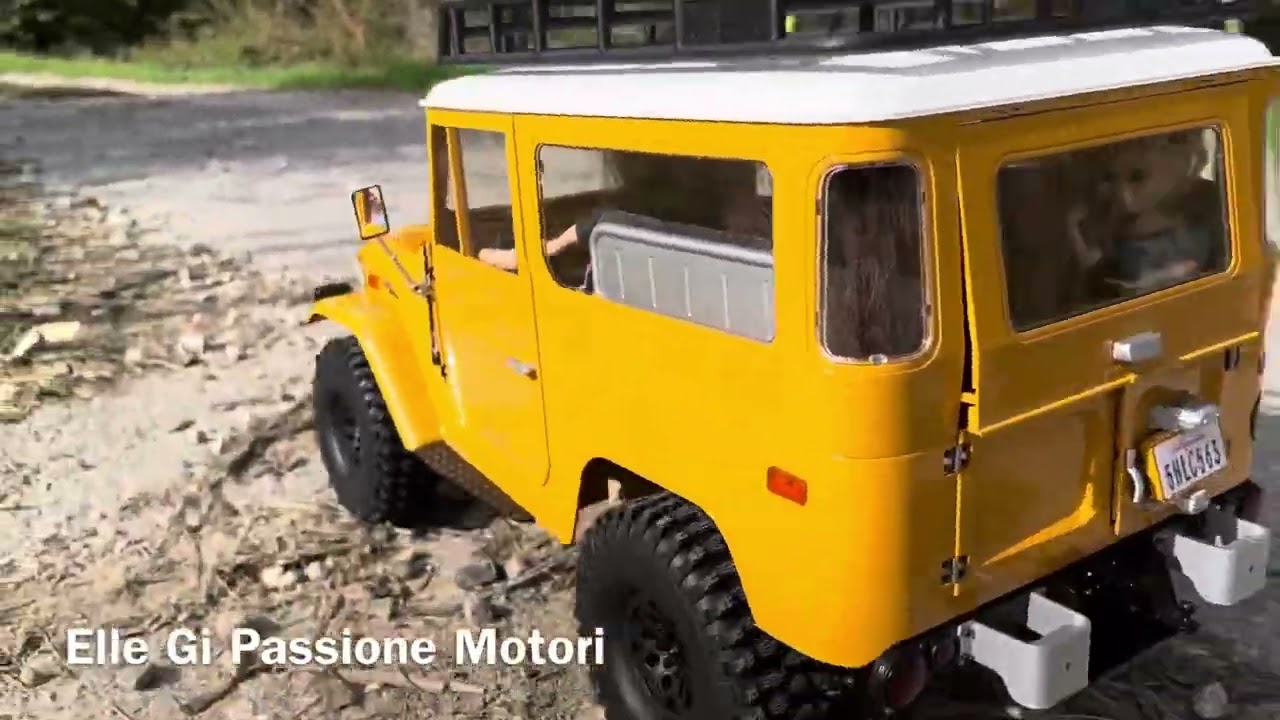 FMS 1/10 TOYOTA Land Cruiser FJ40 RS Unboxing Test Off Road