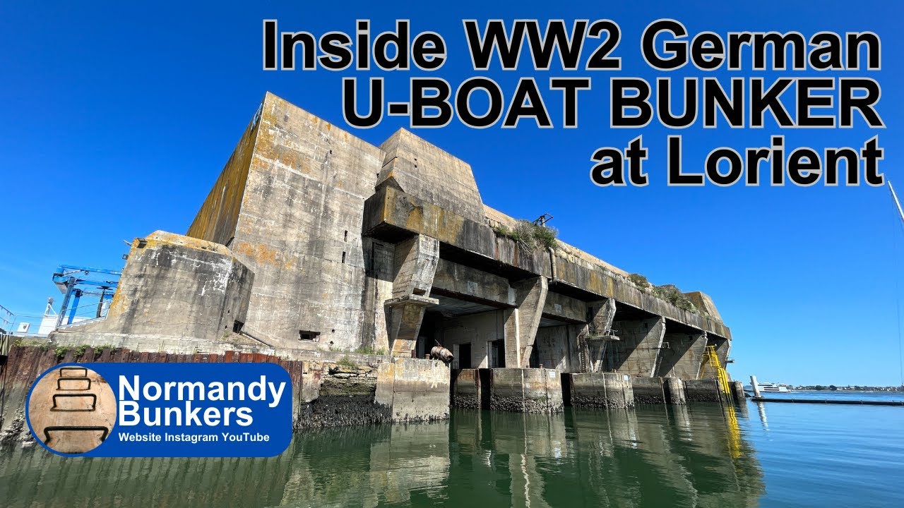 INSIDE WW2 GERMAN U-BOAT BASE AT LORIENT