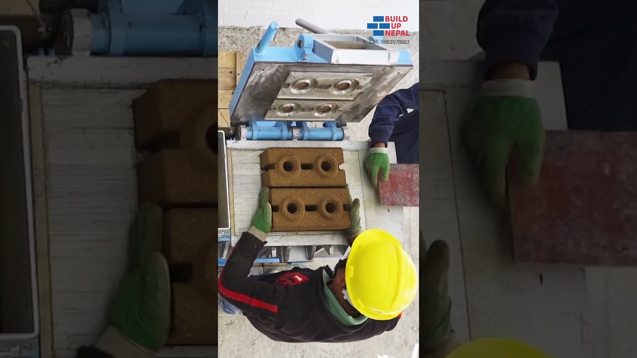 Interlocking Bricks Hydraulic machine
