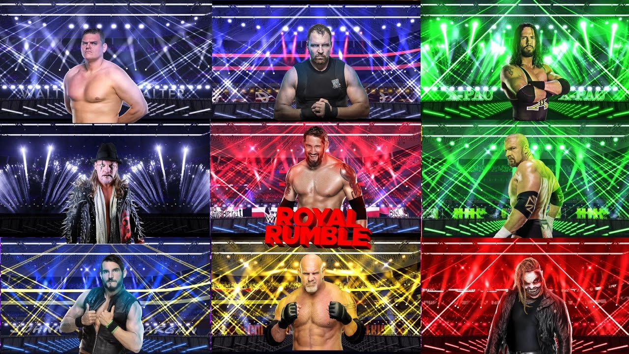 WWE All Men's Royal Rumble 2022 Surprise Entrants | Animation