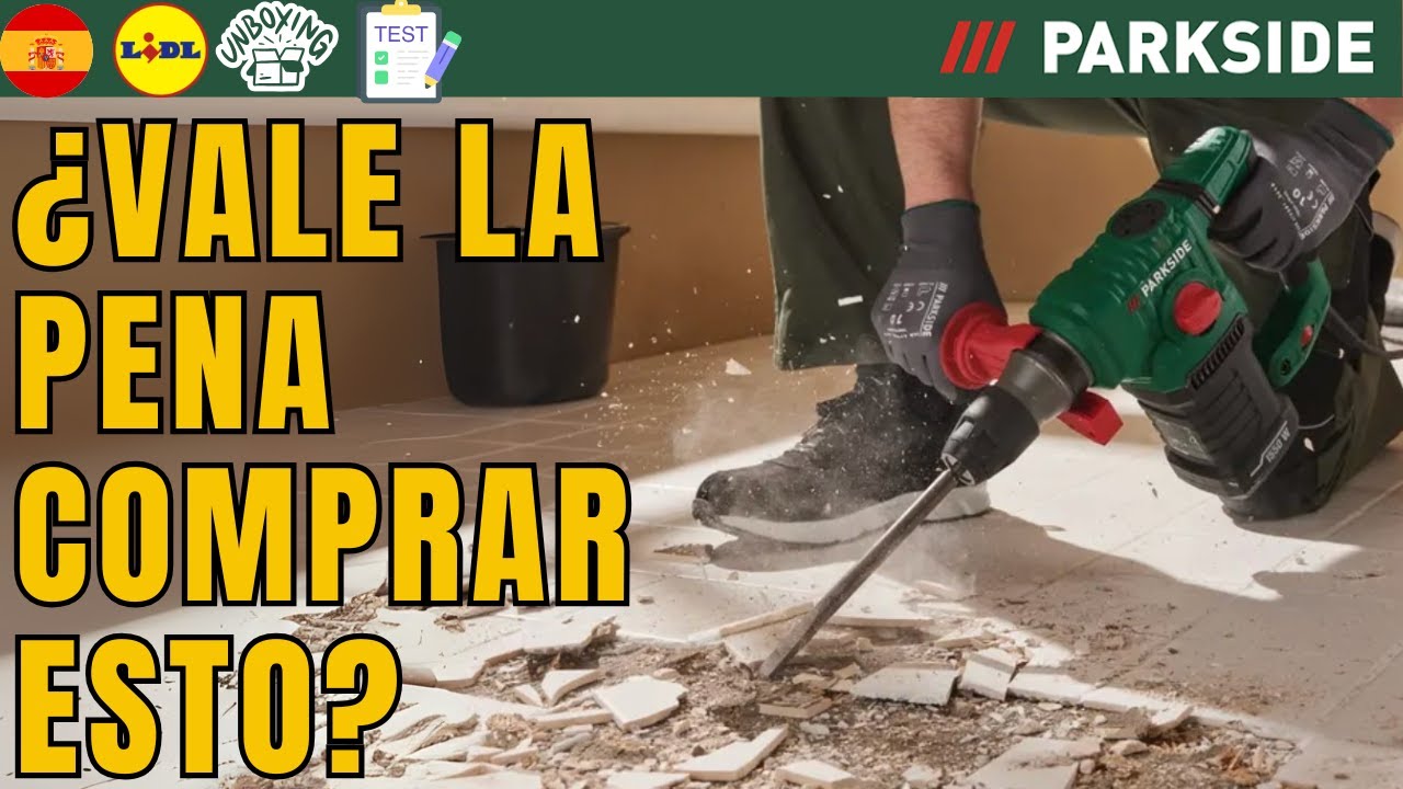 MARTILLO PERFORADOR Y  CINCELADOR Parkside PBH 1550 C1 ESPAÑA ESPAÑOL LIDL
