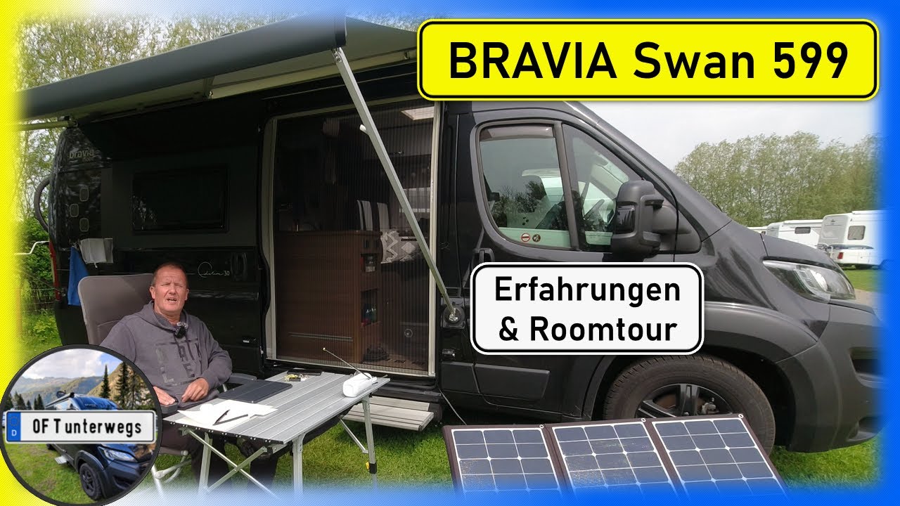 Roomtour 👀 & Erfahrungsbericht BRAVIA Swan 599 Kastenwagen Wohnmobil Peugeot Boxer nach 14 Monaten!