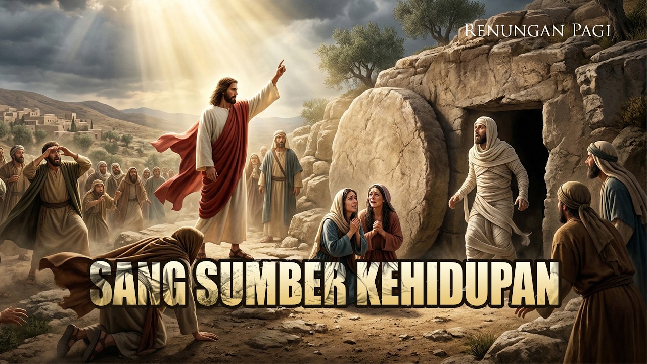 RENUNGAN PAGI - SANG SUMBER KEHIDUPAN - YOHANES 11 : 1 - 45