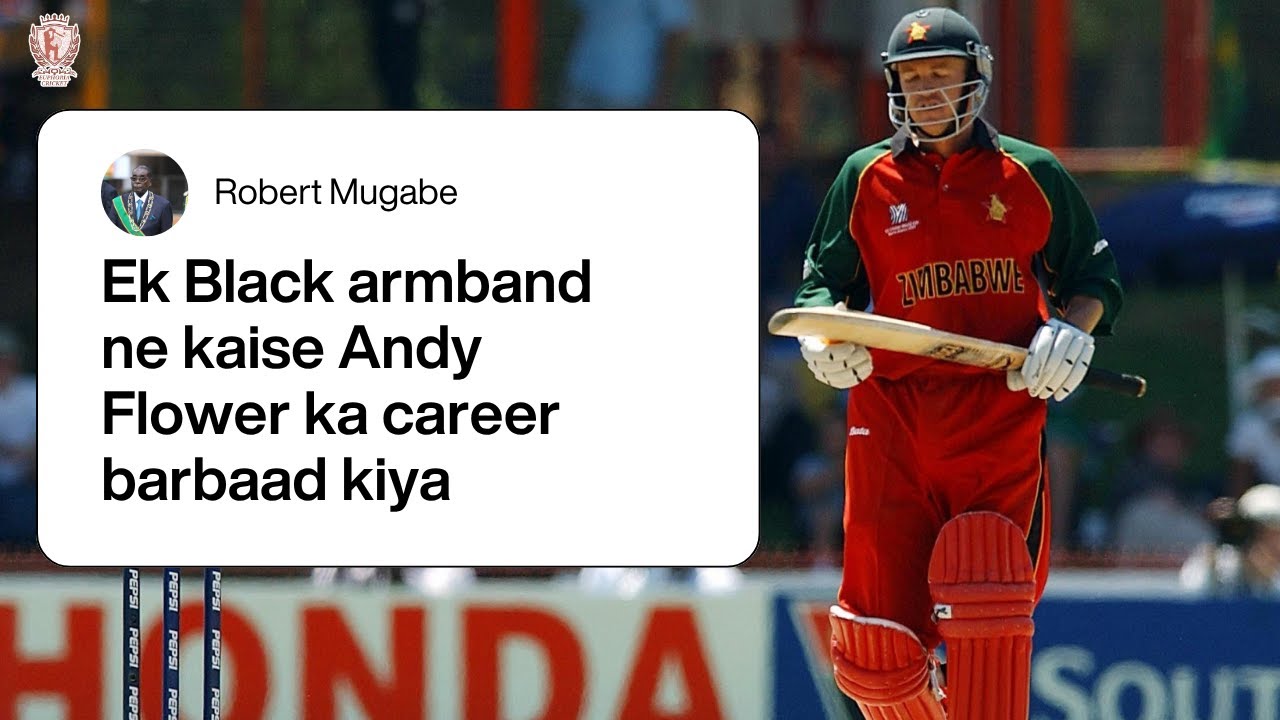 Ek Black armband ne kaise Andy Flower ka career barbaad kiya #euphoriacricket