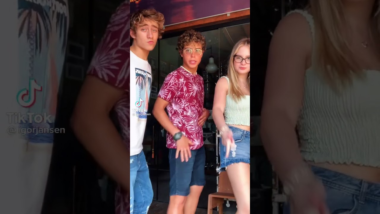 IGOR JANSEN E SOFIA VALVERDE FAZENDO A TREND DO MICHEL JACKSON