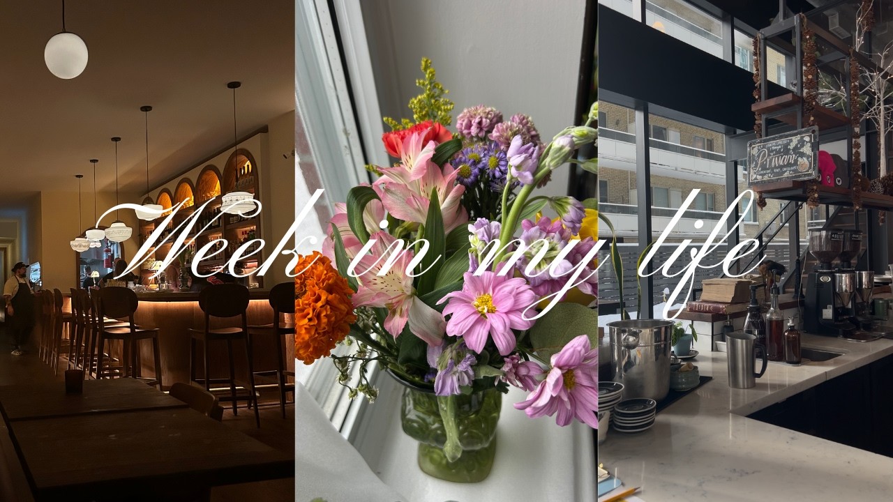 weekly vlog: starting a new job, lots of dinners and disco!