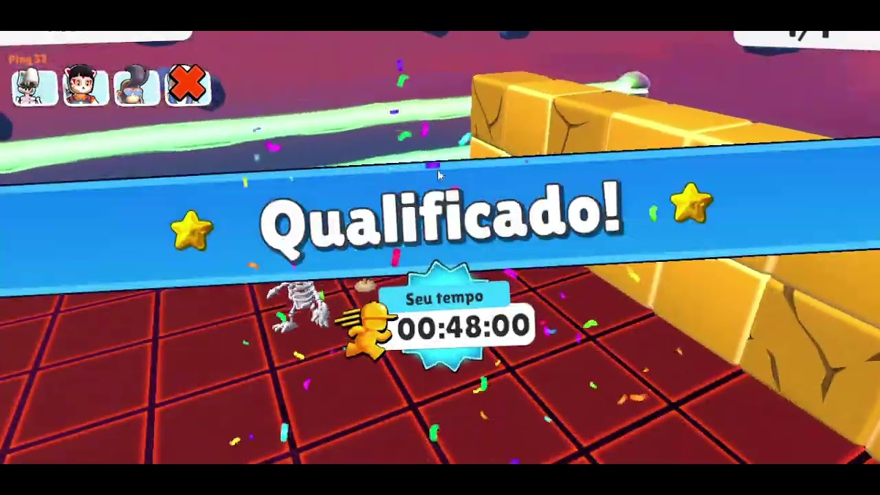 Gente eu to sem microfone por isso nao estou falando e é meu primeiro video de stumble Guys