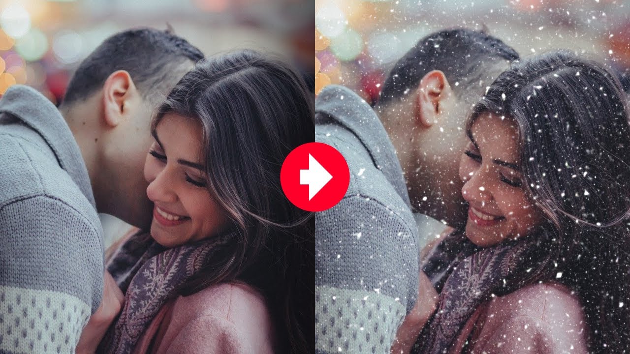 Add Falling Snow to Any Image with GIMP
