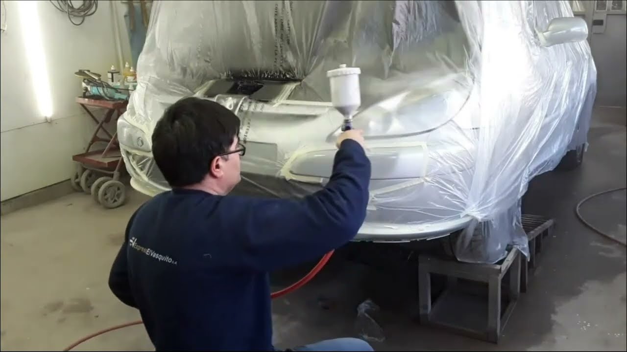 media pintura para evitar diferencias de tonos en el color del auto chapa y pintura paso a paso
