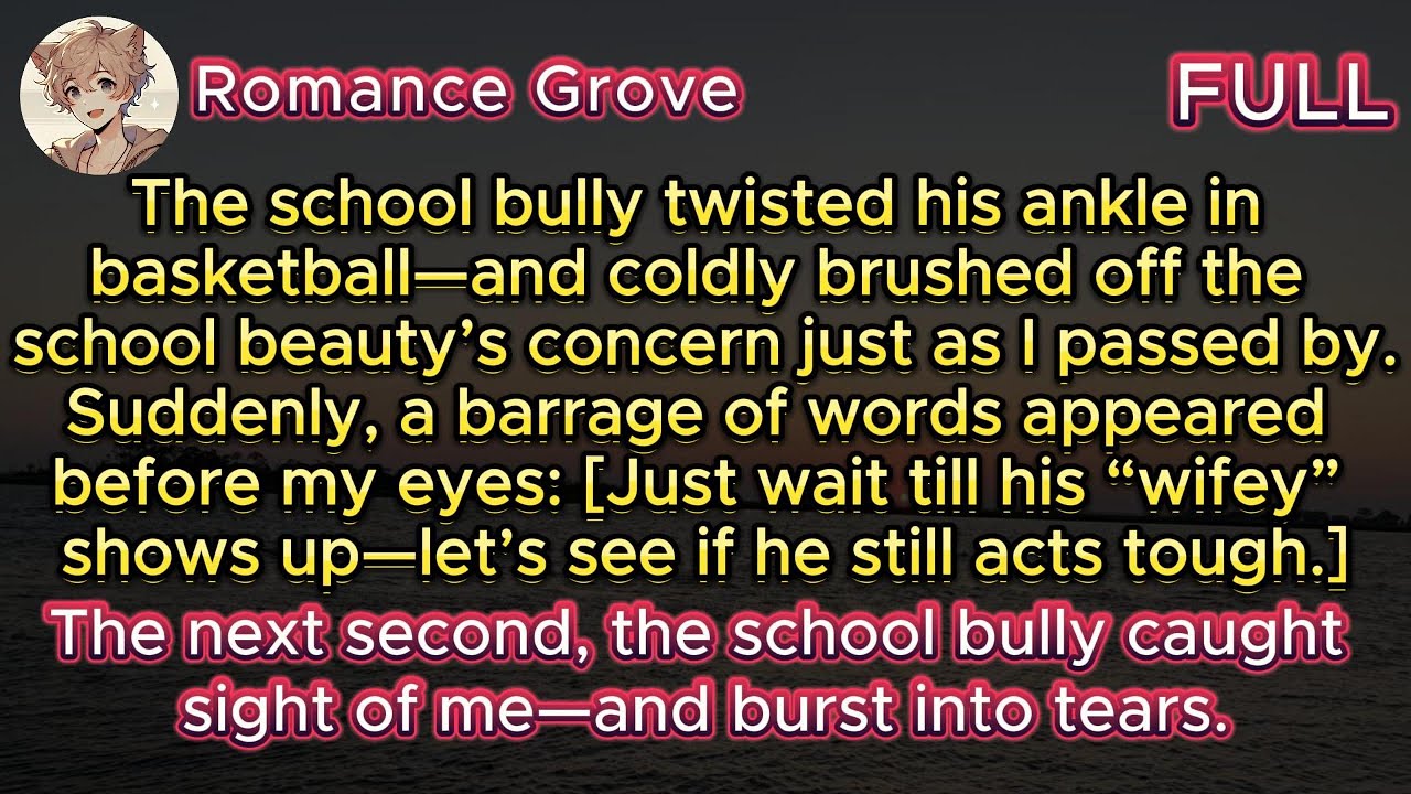 The school bully sprained his ankle—ignored the school beauty, but the moment he saw me… he cried.