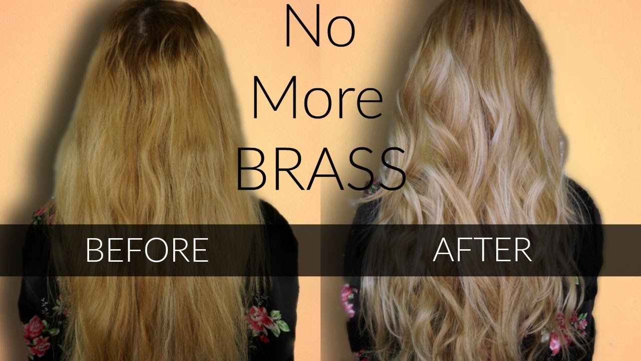 Toning BRASSY Hair - Wella T18 & T11 / Easy at home hair Highlights