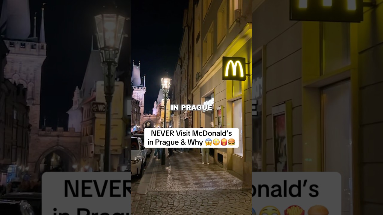 Никогда не ходите в Макдоналдс в Праге и почему 😱😳🍟🍔