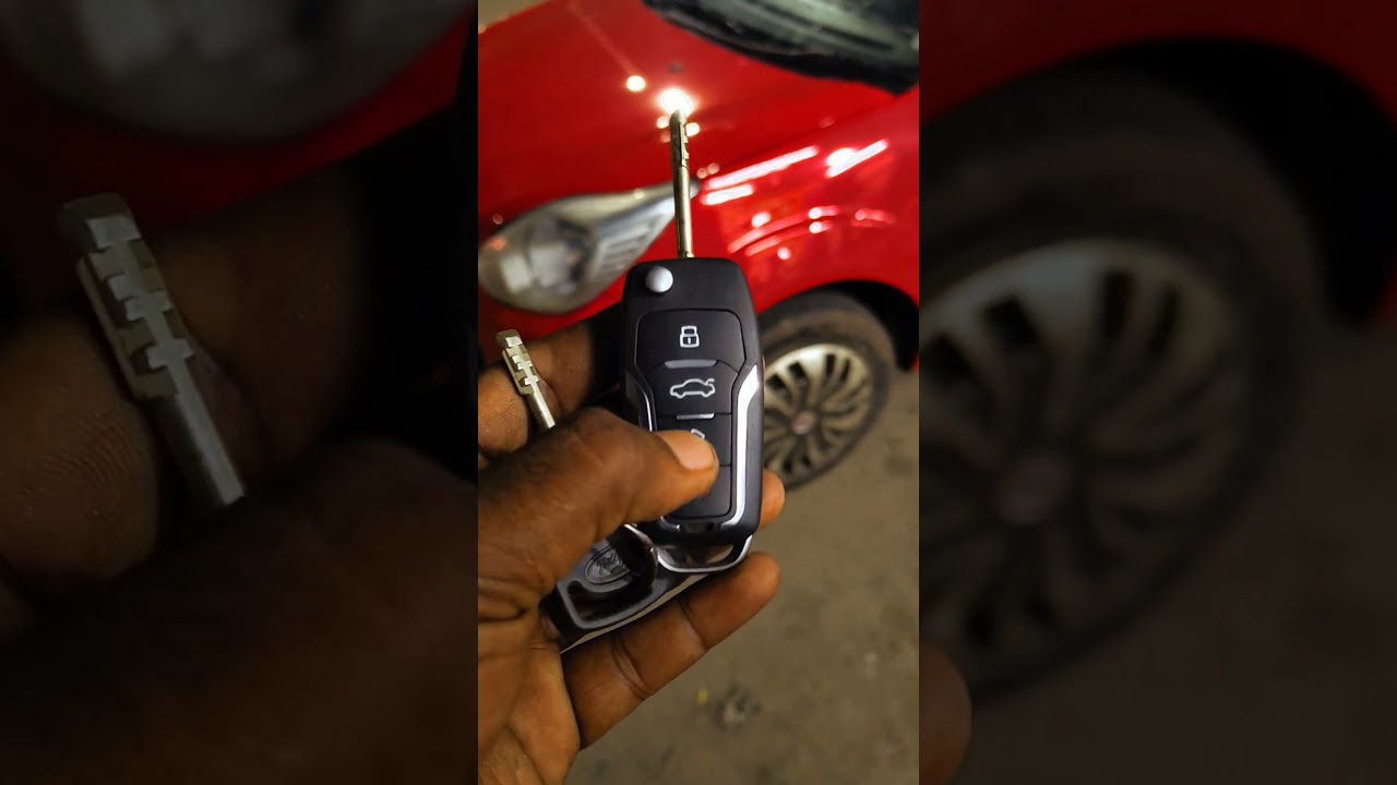 ford figo flip remote key modification done 9789054457 #figo #flipkey