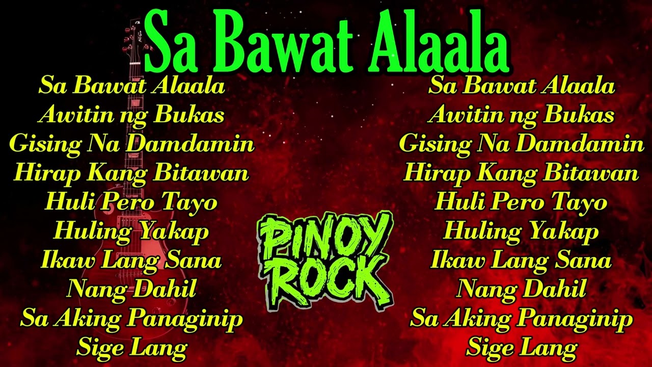 SA BAWAT ALAALA |  PINOY ROCK MUSIC STUDIO - BEST PINOY ROCK  PLAYLIST 2026 🤟🎸
