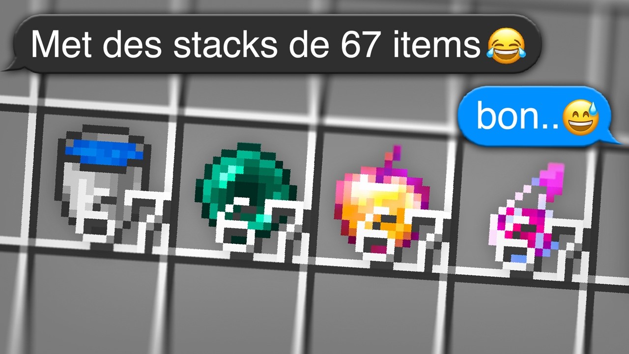 J'ai réparé Minecraft avec VOS idées !