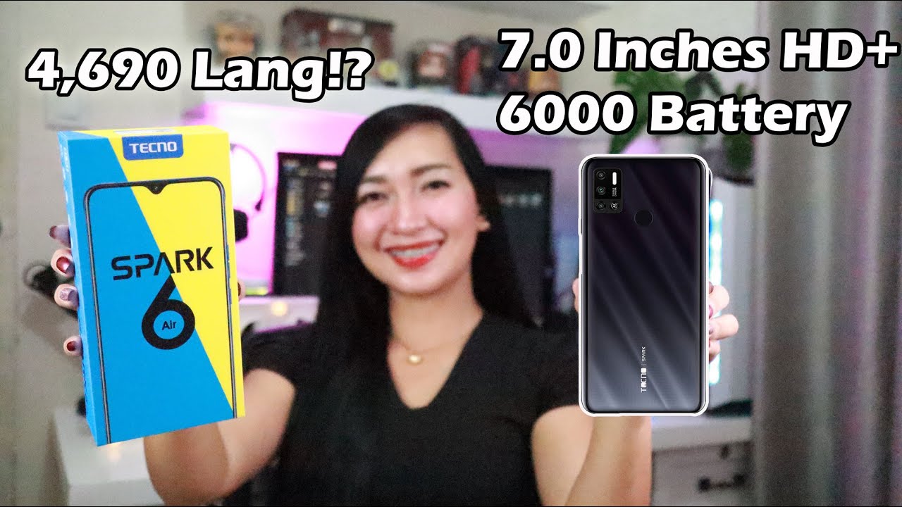 TECNO SPARK 6 AIR : BIG BATTERY, BIG SCREEN (Unboxing & Review)