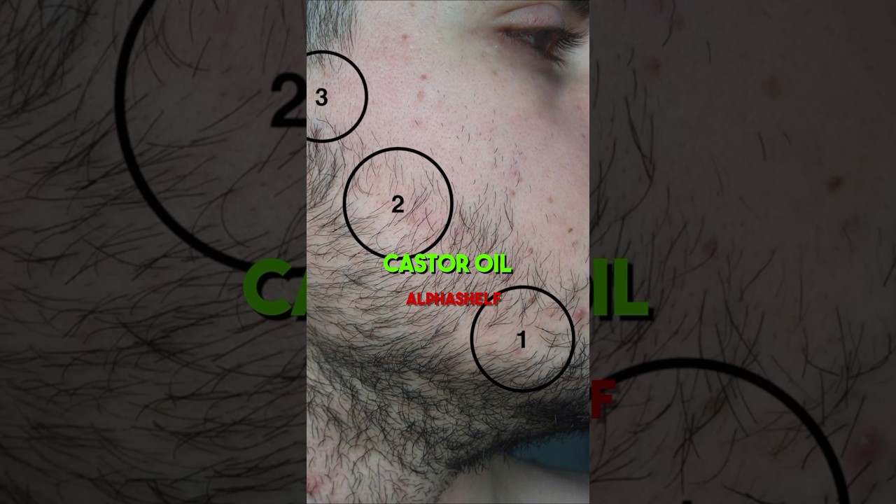 Grow your beard with Rosemary infused castor oil #hairgrowth #shorts #rosemaryoil
