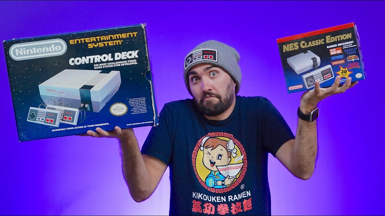NES classic vs ORIGINAL Nintendo Unboxing!