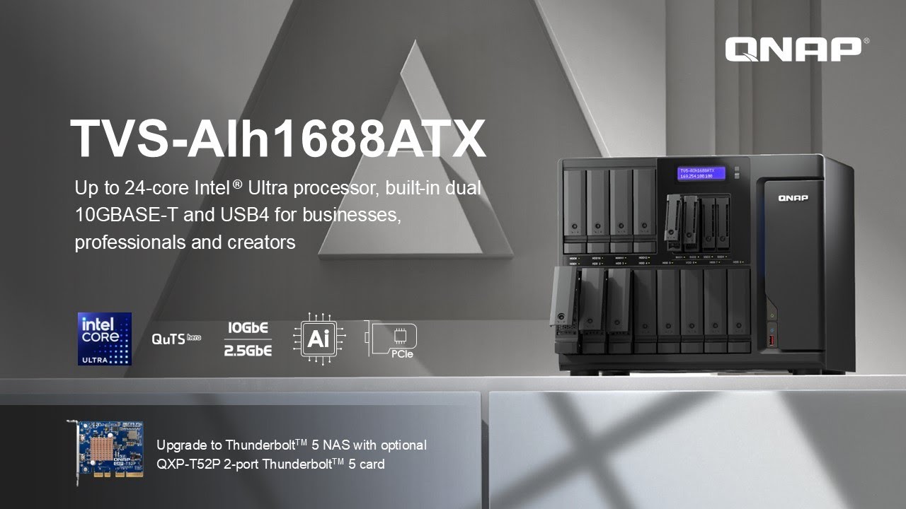 TVS-AIh1688ATX - Next Generation AI NAS