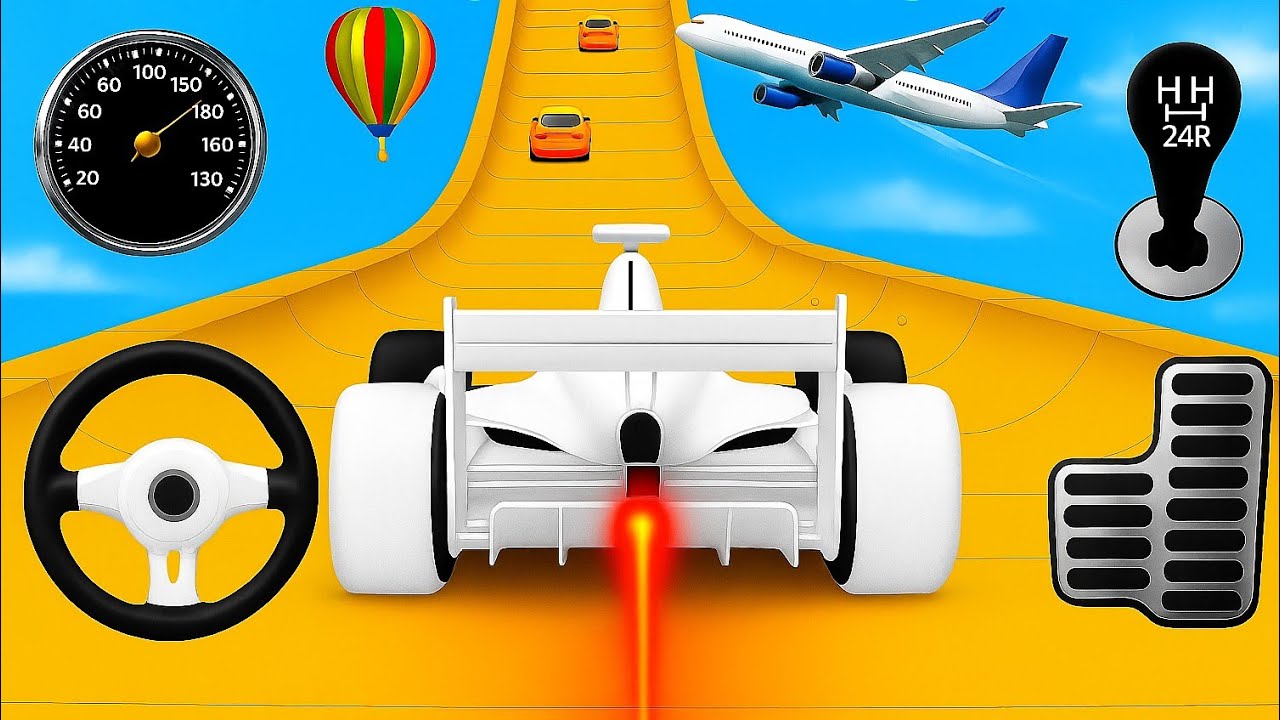 Mega Ramp Formula Car Stunt Racing - GT Formula Car Ramp Racing - Android GamePlay