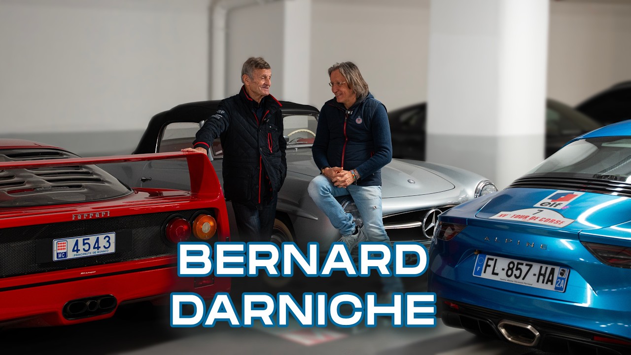 Bernard Darniche est venu me confier son Alpine replica
