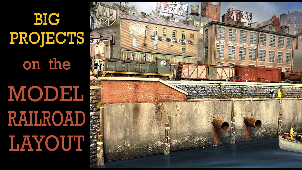 BIG projects on the model railroad layout!