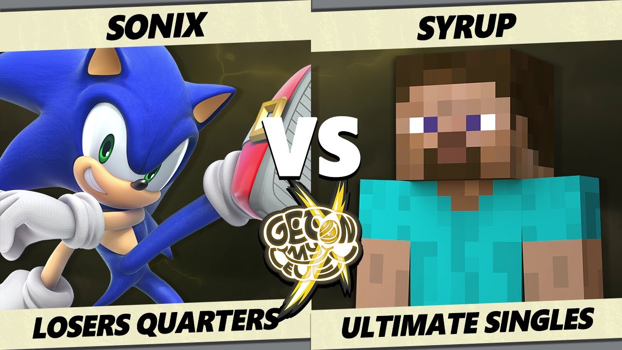 GOML X TOP 8 - Sonix (Sonic) Vs. Syrup (Steve) Smash Ultimate - SSBU
