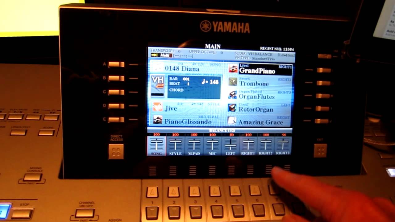 Displaying sheet music on iPad connected to Yamaha keyboard
