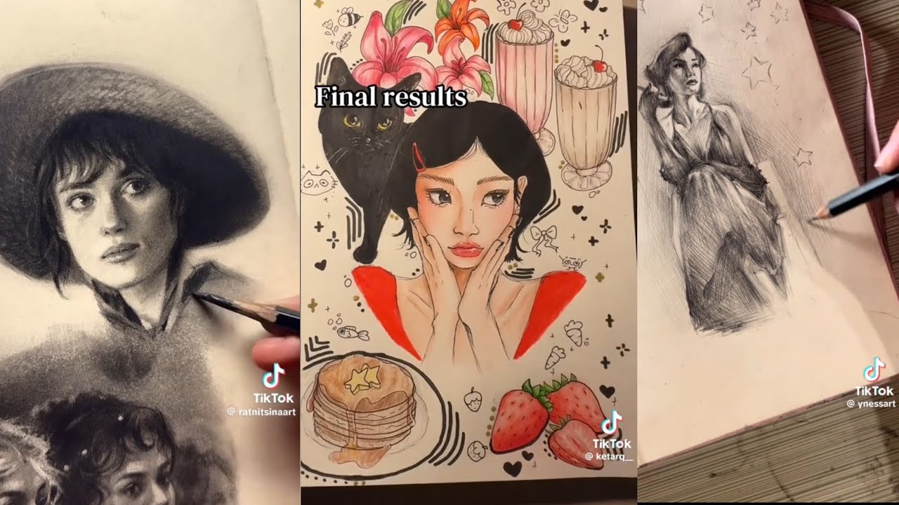 Cool TikTok art videos 🤍🎨🖌️