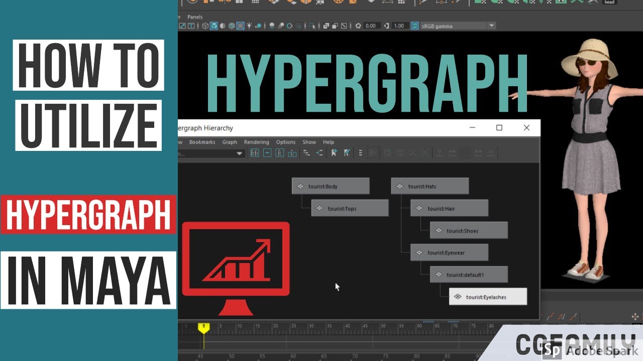 Hypergraph tips in Maya 2019 - CGFamily