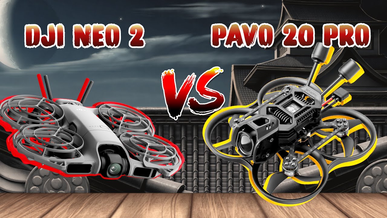 DJI NEO 2 VS PAVO 20 PRO -- sfida fra titani