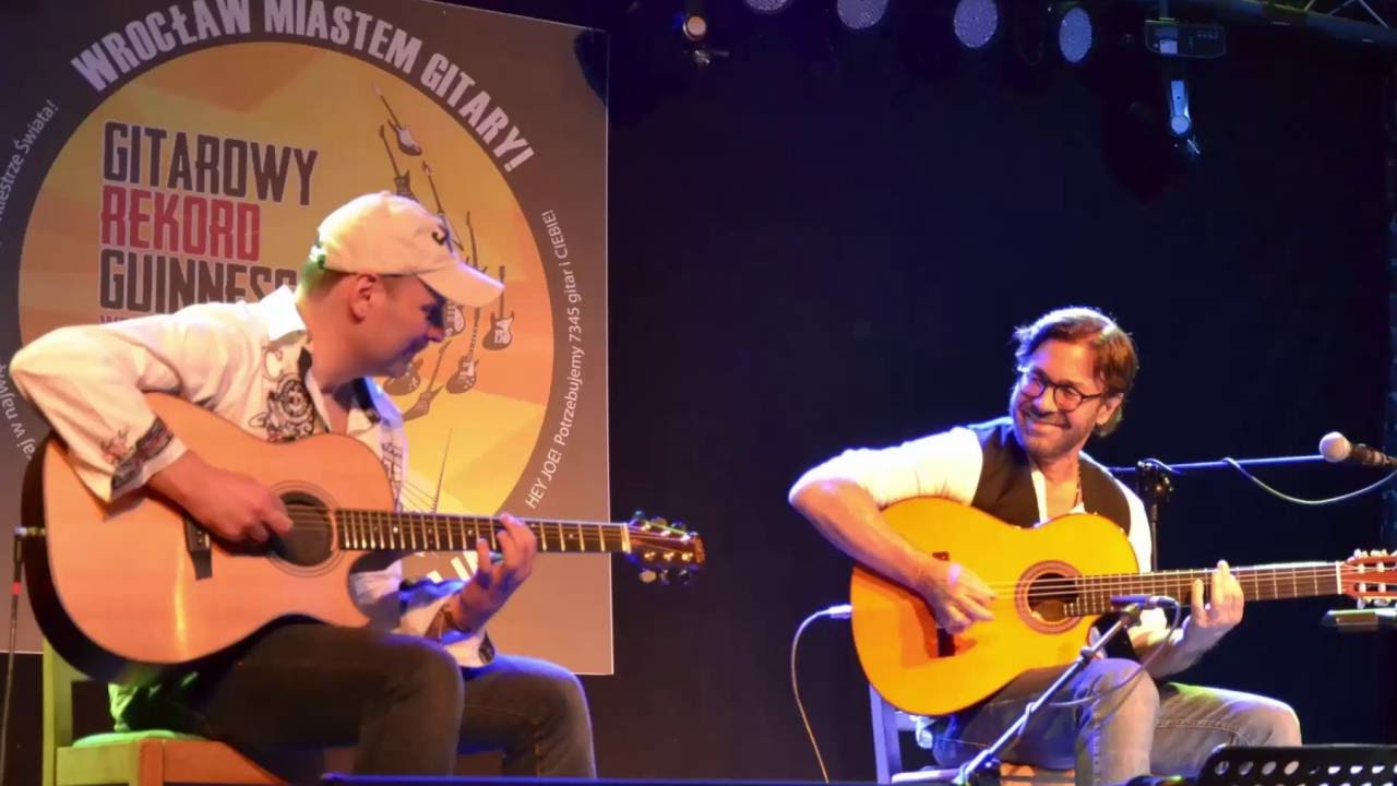 Al Di Meola and Adam Palma - Mediterranean Sundance - spontaneous jam in Wroclaw 1st May 2016