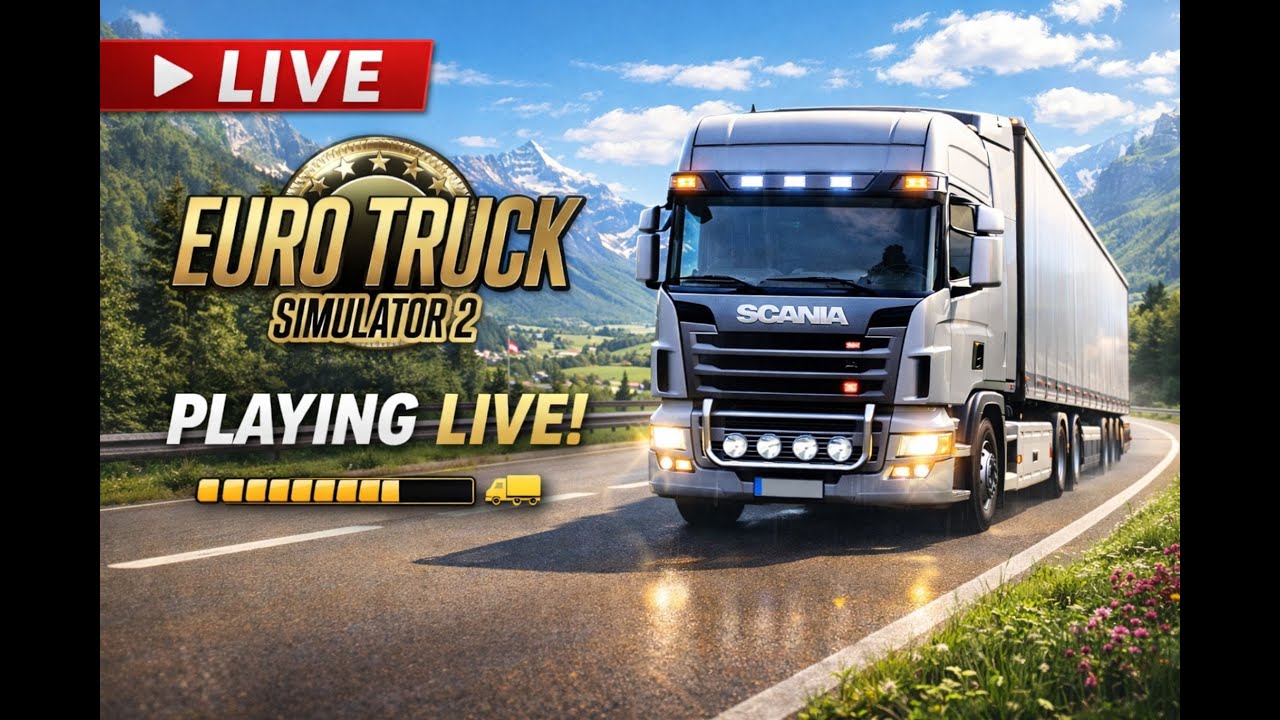 🔴 LIVE ETS2 | Long Drive 🚛 Chill Vibes & Late Night Stream