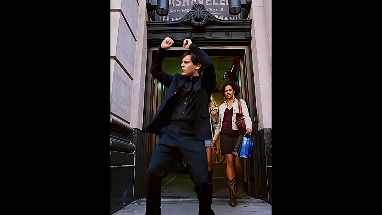 I knew the dance looked familiar 🤣🤣😍 #tobeymaguire #spiderman #spidermanedit #edit #peterparker