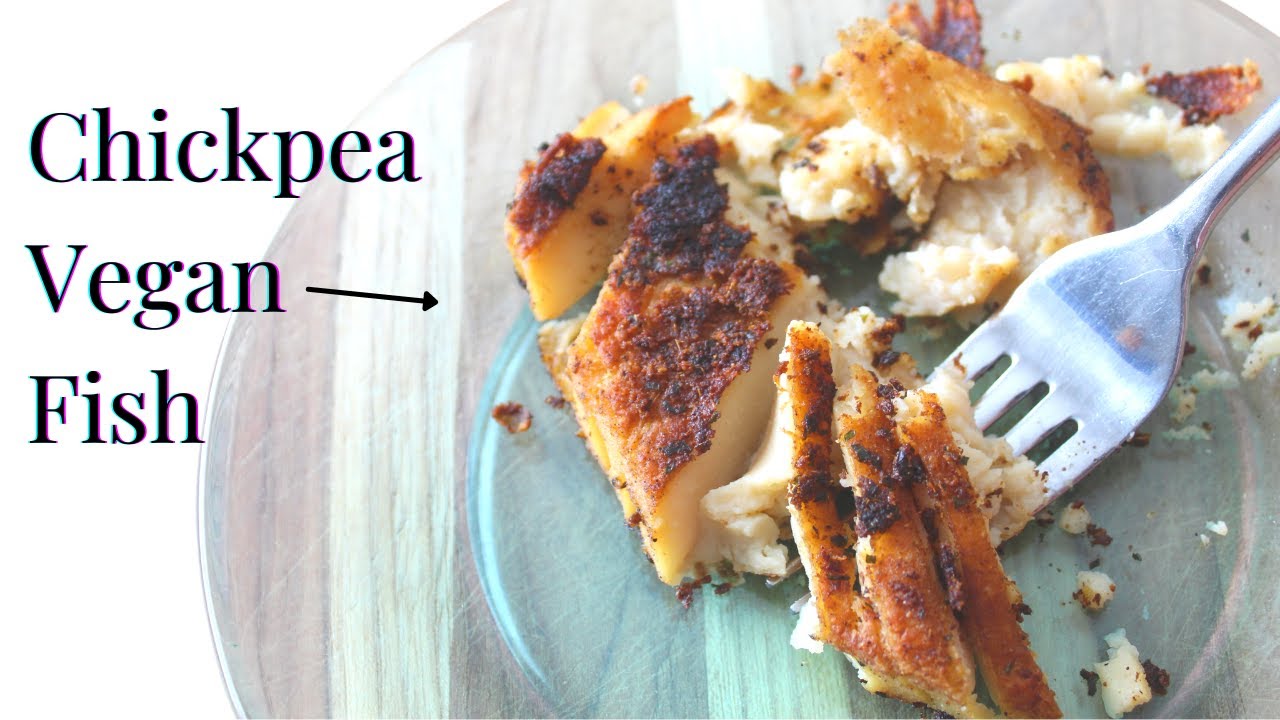 Flakey Vegan Fish Filet From Chickpeas #shorts