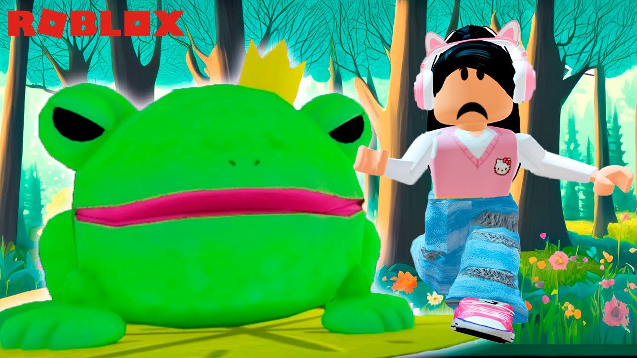 SAPÃO PRÍNCIPE Está Atrás De Mim Escape The Frog Obby