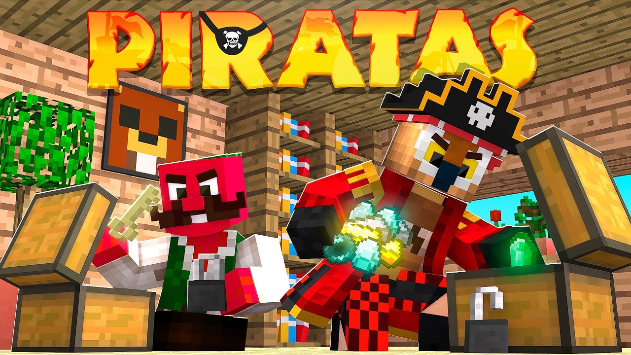 MINECRAFT PIRATAS | LE CAMBIAMOS LOS CANDADOS A RUBIUS JAJAJA!  #15