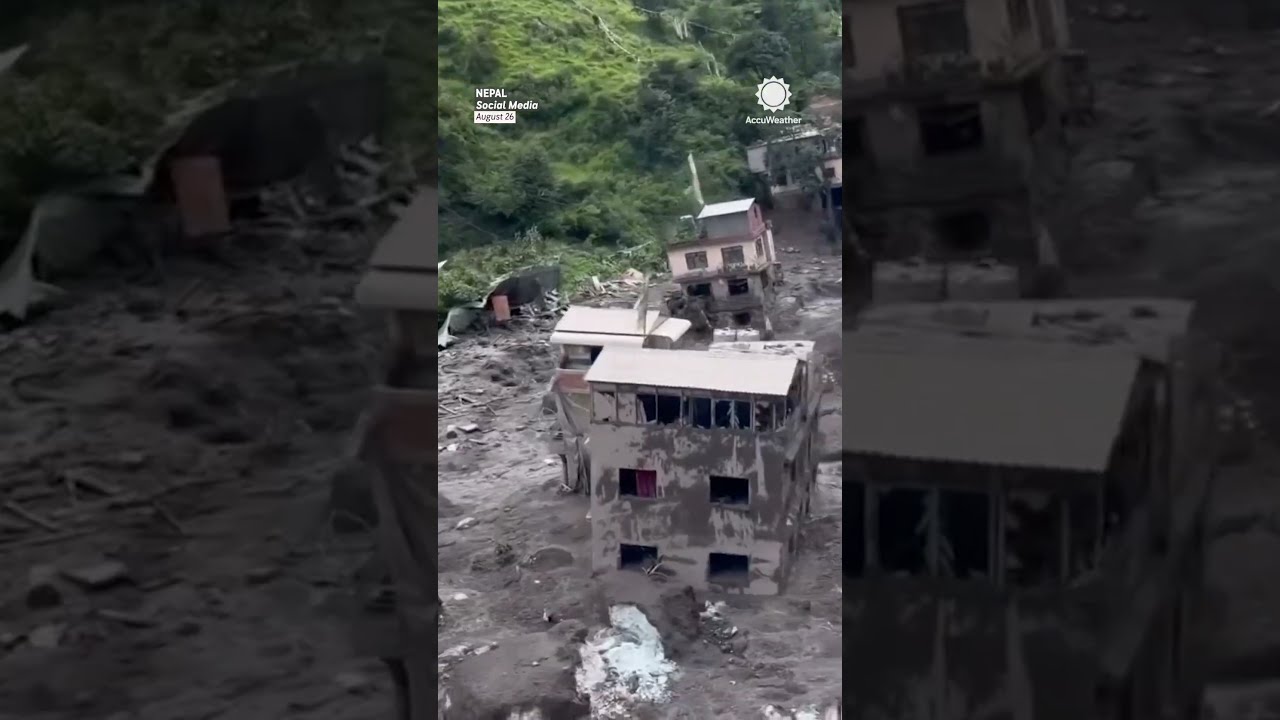 Everything washed away in seconds in Nepal