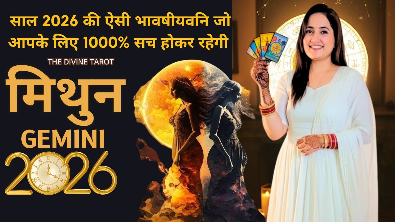मिथुन राशि 2026 की बड़ी भविष्यवाणी जो सच होकर रहेंगी | Mithun Rashi 2026 | GEMINI | THE DIVINE TAROT