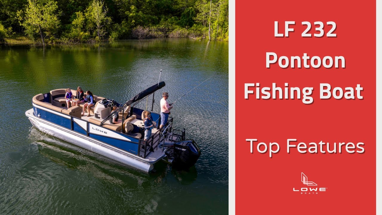 Fishing from a Pontoon | LF 232 Fishing Pontoon Boat