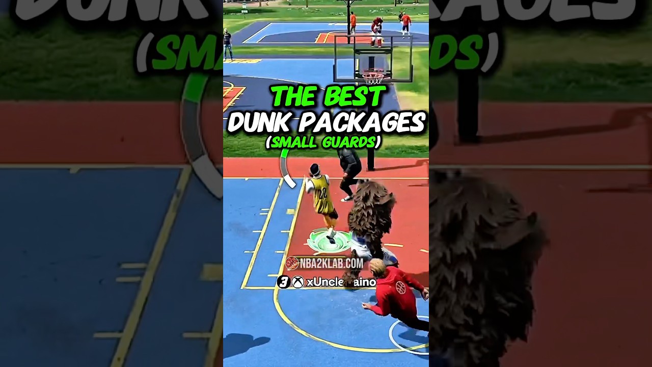 NBA 2K26 Best Dunk Packages for Small Guards