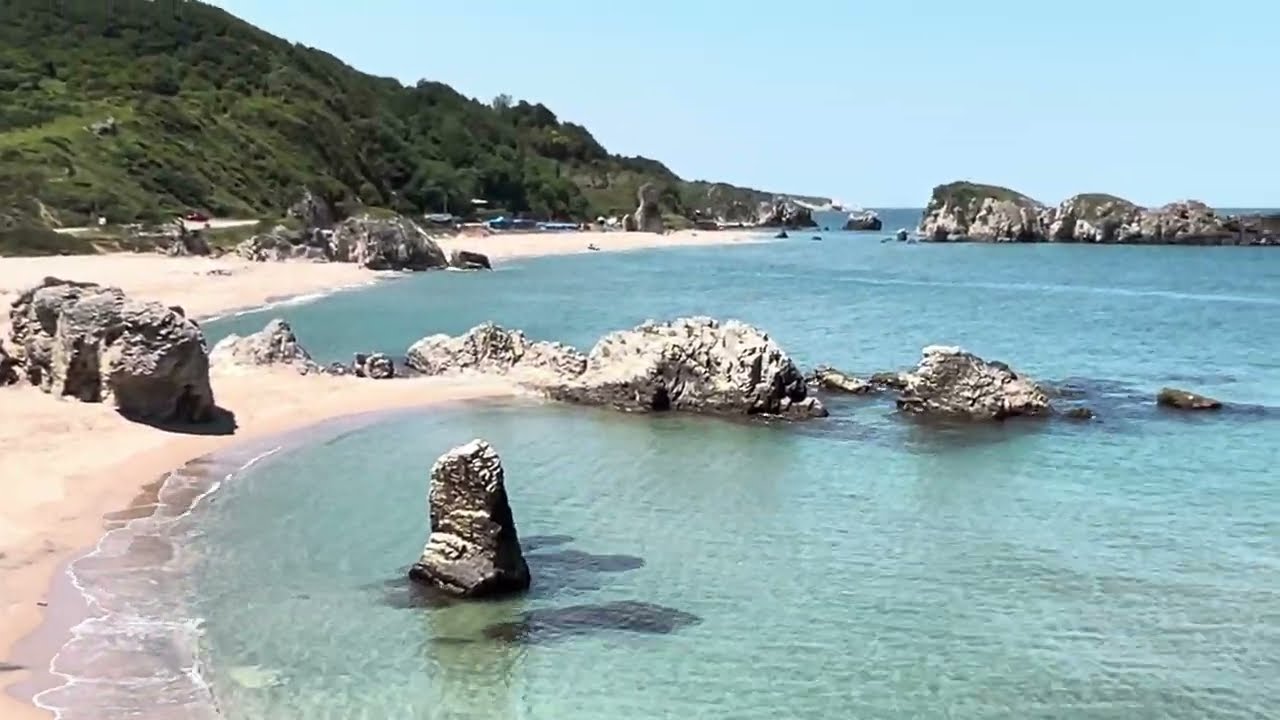 AKÇAKESE PLAJI  4K ( İstanbul'un EGE sahillerini aratmayan en iyi plajı ) doğanın sesini dinleyin...